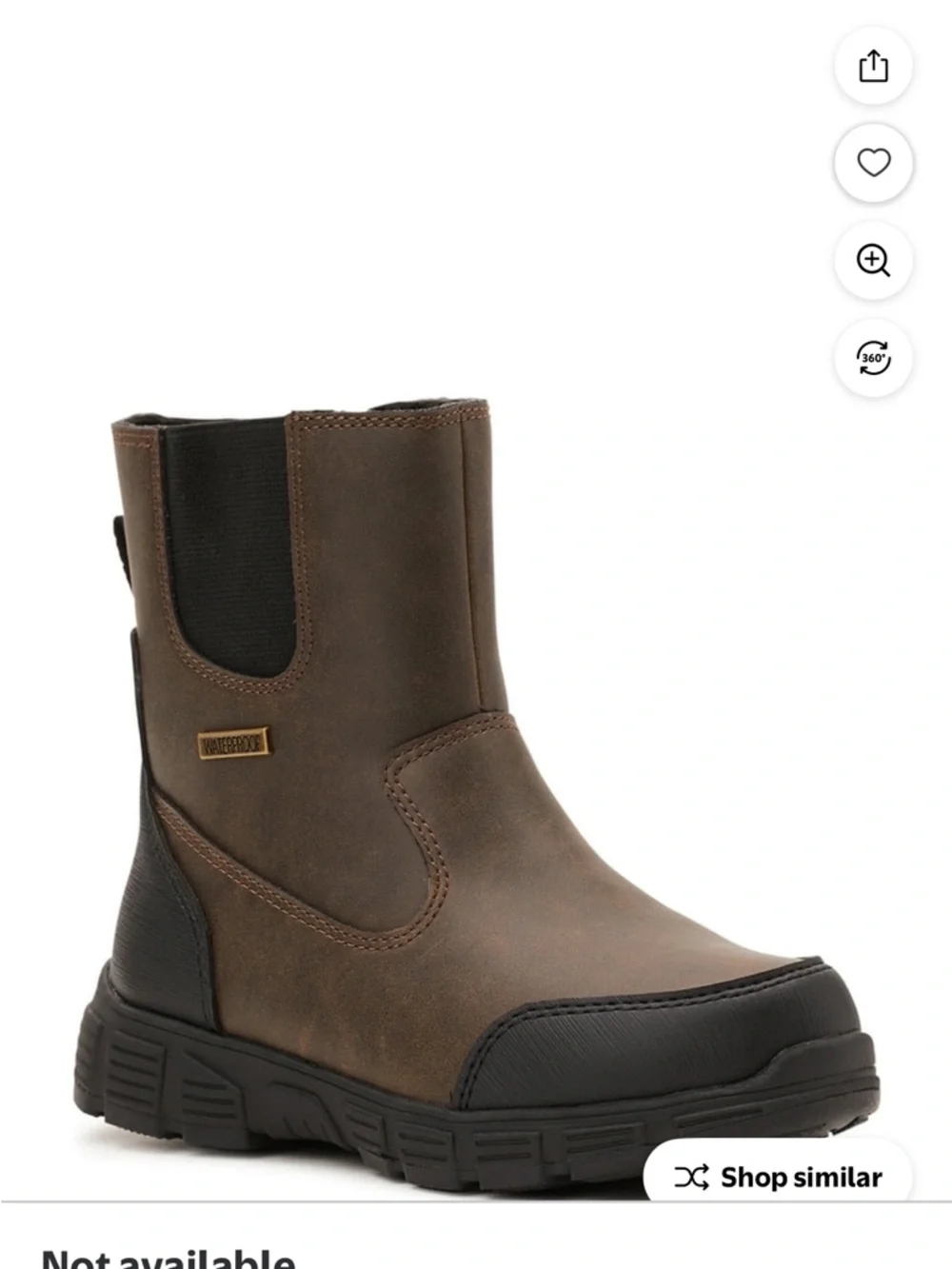 Wonder Nation Boys‎ Wonder Nation Wellington Winter Boot size 1